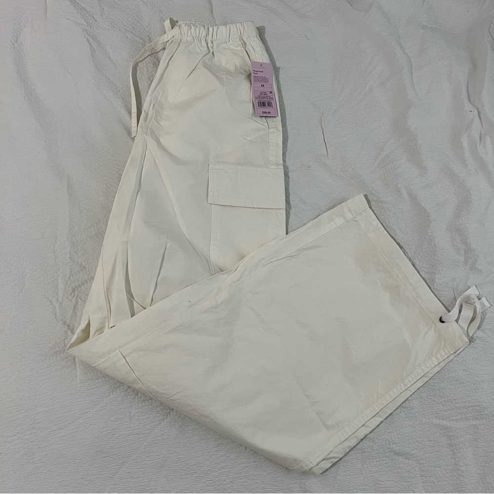 Wild Fable White Parachute Pants